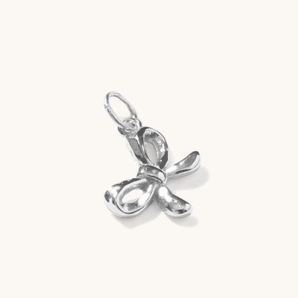 Bow Pendant Silver